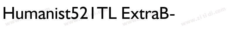 Humanist521TL ExtraB字体转换